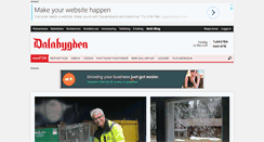 Desktop Screenshot of dalabygden.se